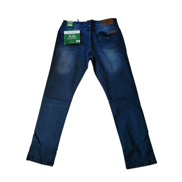 LRG Lifted Research Group 36x32 Slim Staight Denim Jeans NWT - Picture 2 of 10